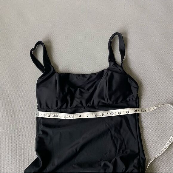 Cupshe NWT Black One Piece Bathing Suit Women’s Size Medium M - Picture 5 of 8